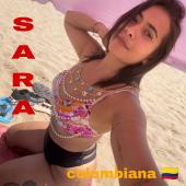 SARA, Una COLOMBIANA CON CURVAS DE ESCANDALO. DIVERTIDA