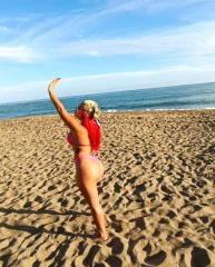 Valeria venezolana recién llegada a Barcelona con ganas de pasarla bien